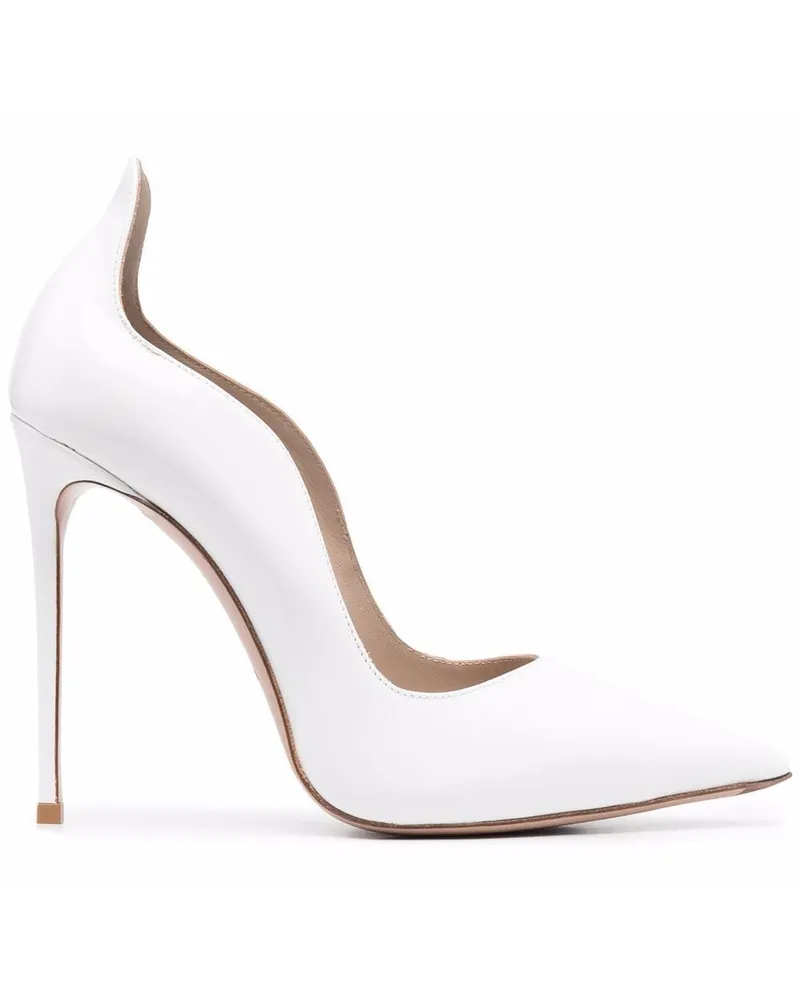 Le Silla Pumps mit spitzer Kappe 120mm - Weiß Weiß