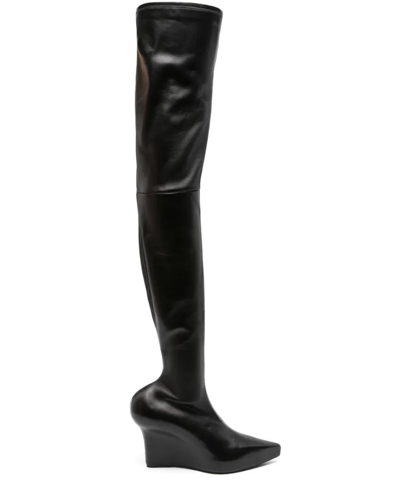 Givenchy Stiefel aus Leder 80mm - Schwarz Schwarz