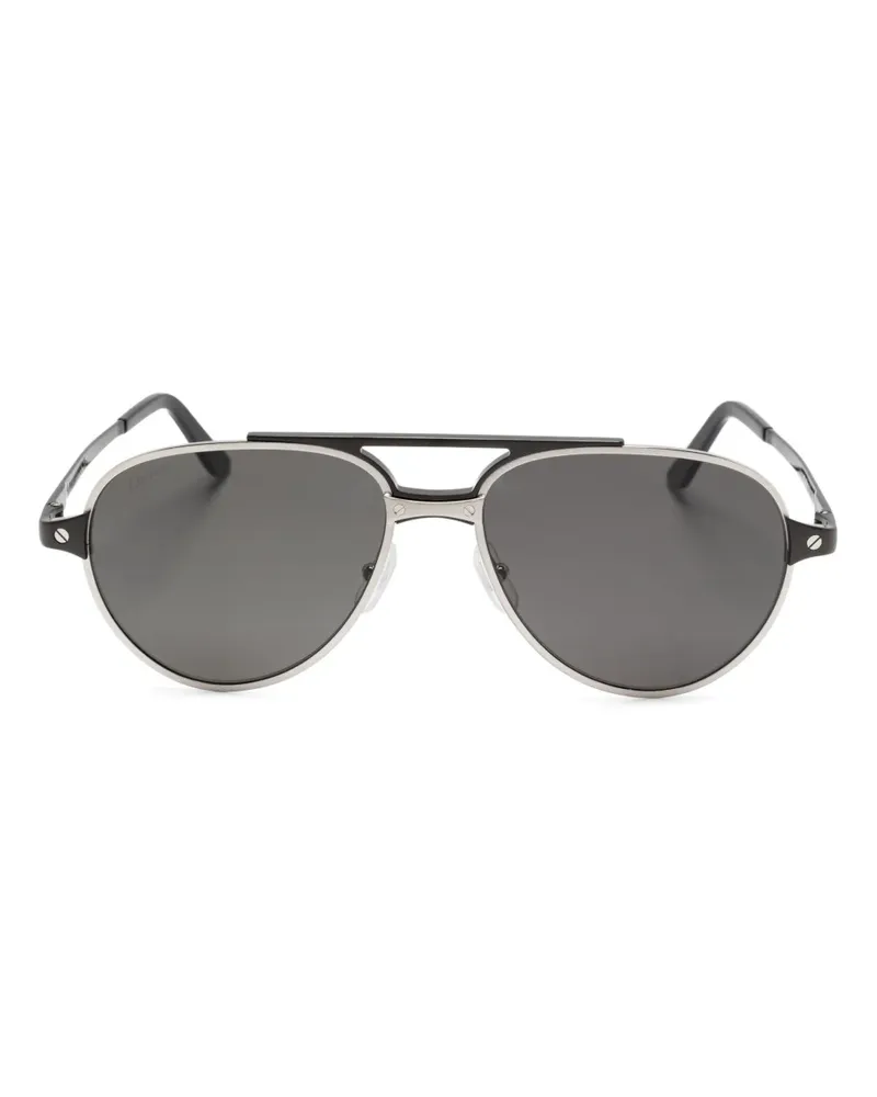 Cartier Getönte Pilotenbrille - Schwarz Schwarz