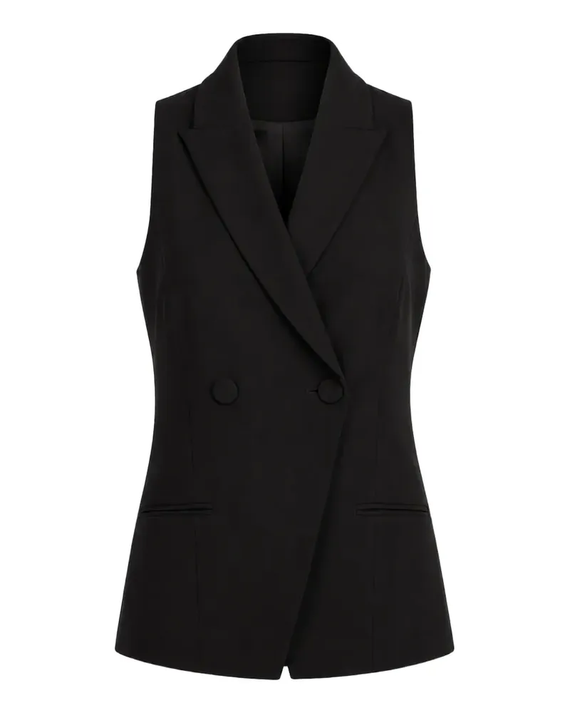 The Sei double-breasted halterneck vest - Schwarz Schwarz
