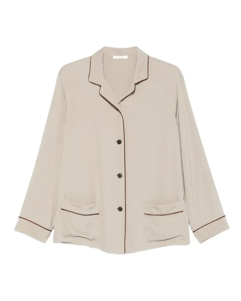 The Row Poloshirt mit Kontrastdetails - Nude Nude