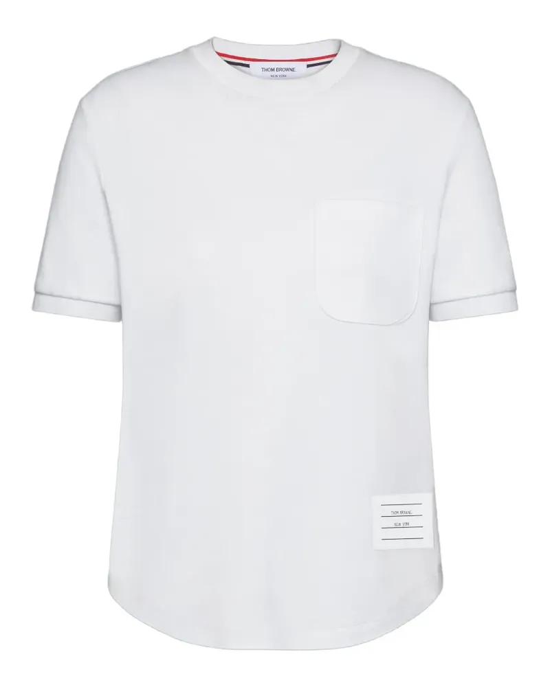 Thom Browne Klassisches T-Shirt - Weiß Weiß