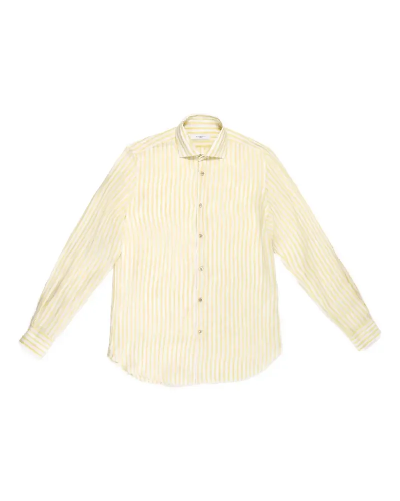 Boglioli striped long-sleeve shirt - Gelb Gelb