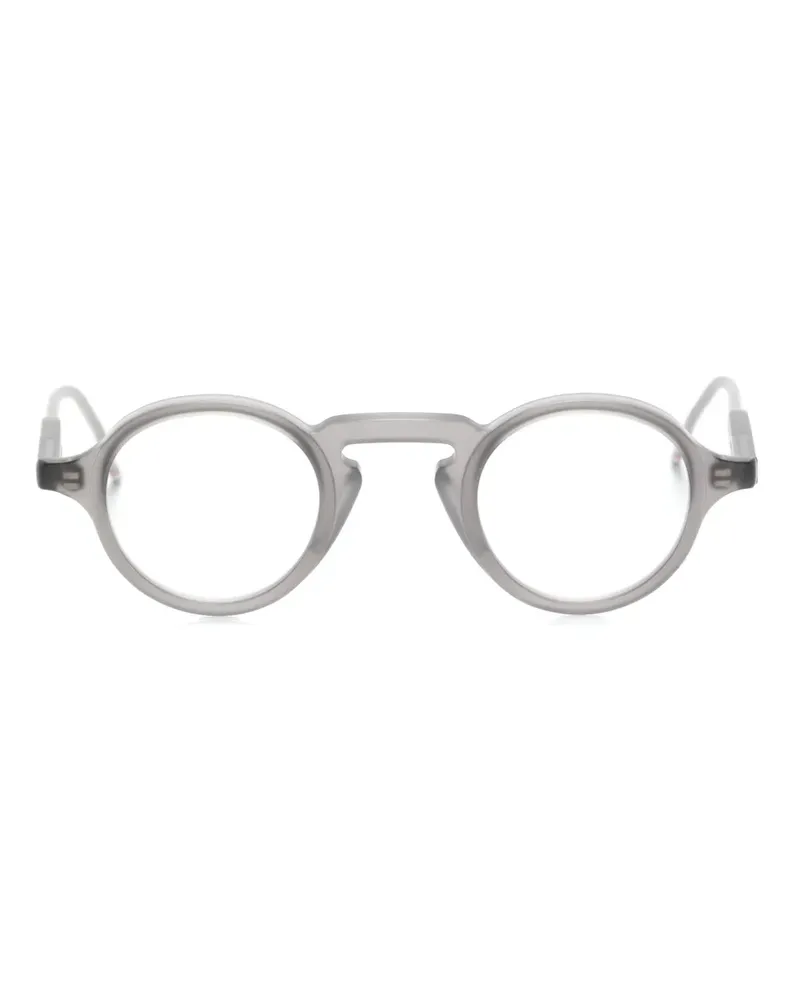 Thom Browne Brille mit rundem Gestell - Grau Grau