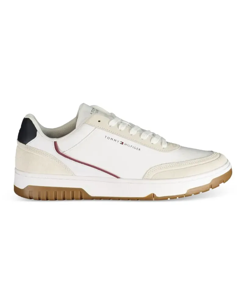 Tommy Hilfiger Sneakers mit Logo-Print - Weiß Weiß