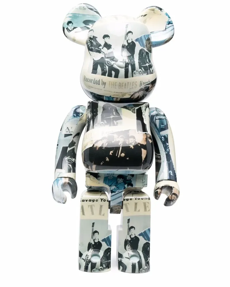 Medicom Toy Beatles Anthology BE@RBRICK Figur - Grau Grau
