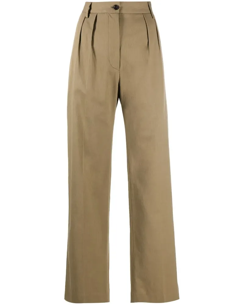 ASPESI Hose mit weitem Bein - Braun Braun