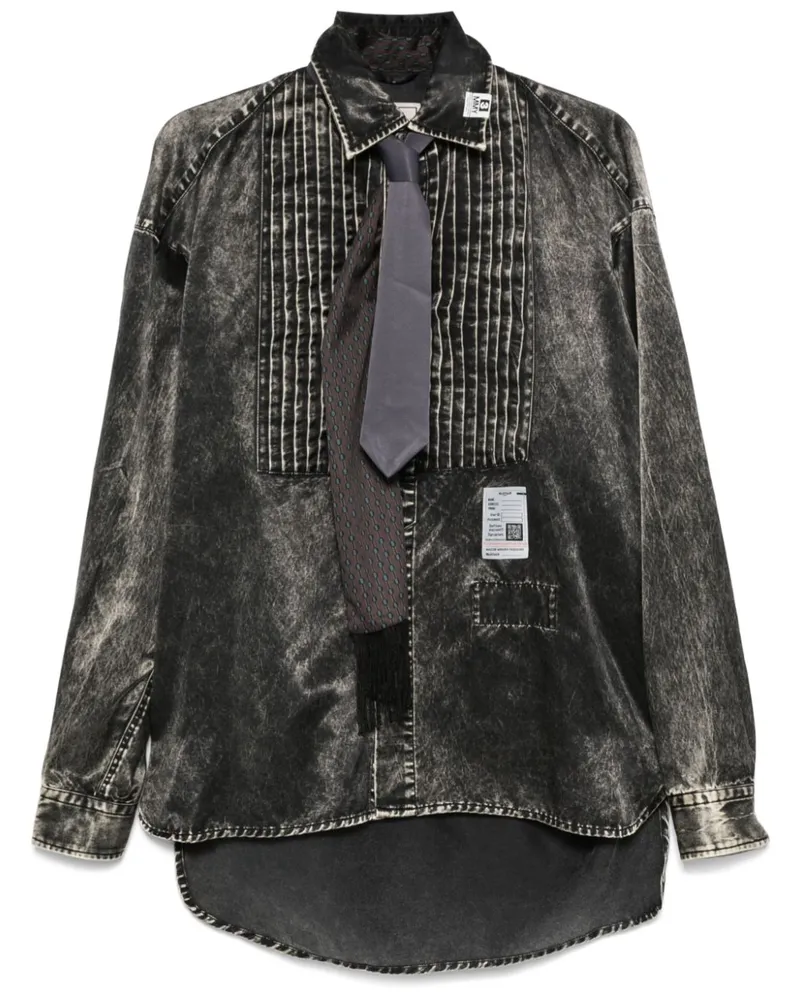 MIHARAYASUHIRO Accessories Combined Hemd - Schwarz Schwarz
