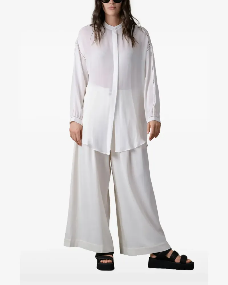 Isabel Benenato buttoned shirt - Weiß Weiß