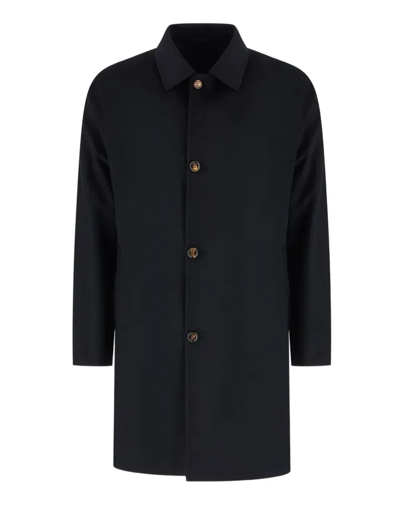 KIRED single-breasted spread-collar coat - Blau Blau