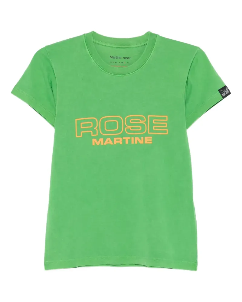 Martine Rose T-Shirt mit rundem Ausschnitt - Grün Grün