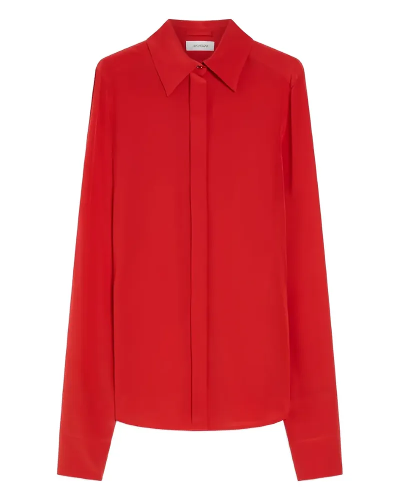 Max Mara Klassisches Hemd - Rot Rot