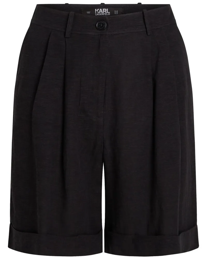 Karl Lagerfeld Klassische Shorts - Schwarz Schwarz