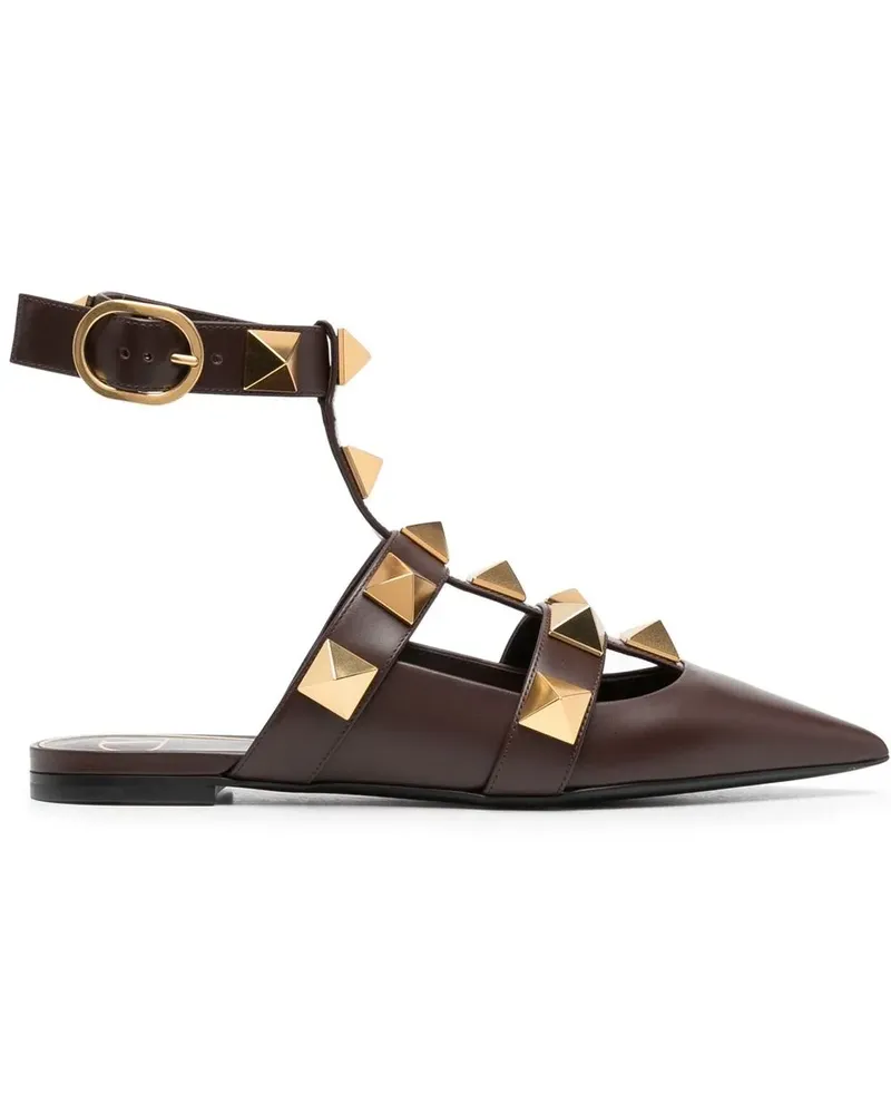Valentino Garavani Pumps mit Rockstud-Details - Braun Braun