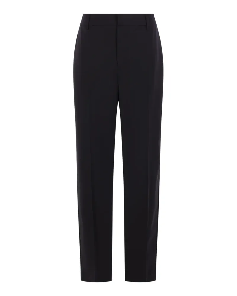 Brunello Cucinelli Monili-embellished tailored trousers - Schwarz Schwarz