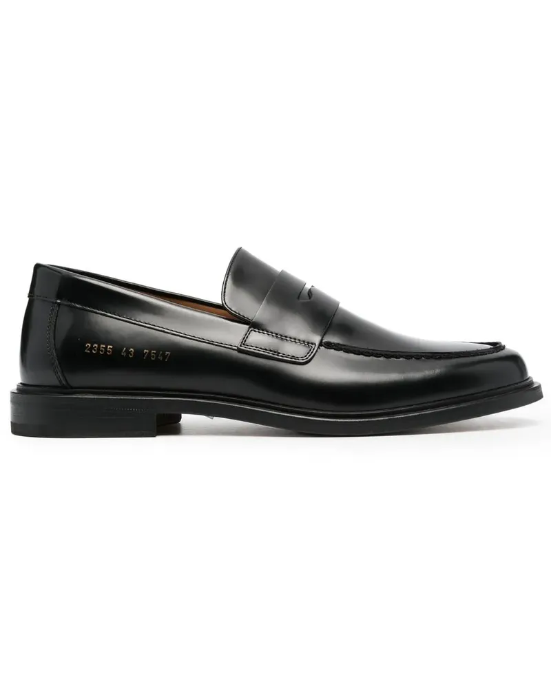 Common Projects Klassische Penny-Loafer - Schwarz Schwarz
