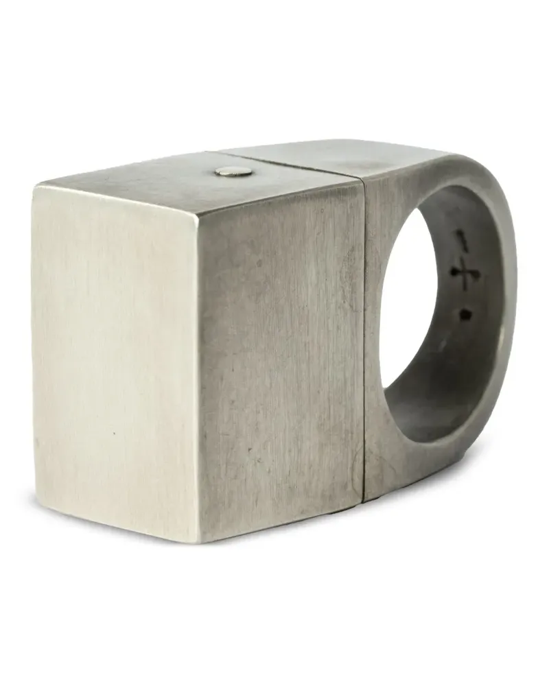Parts Of Four Geo Ring aus Sterlingsilber Silber