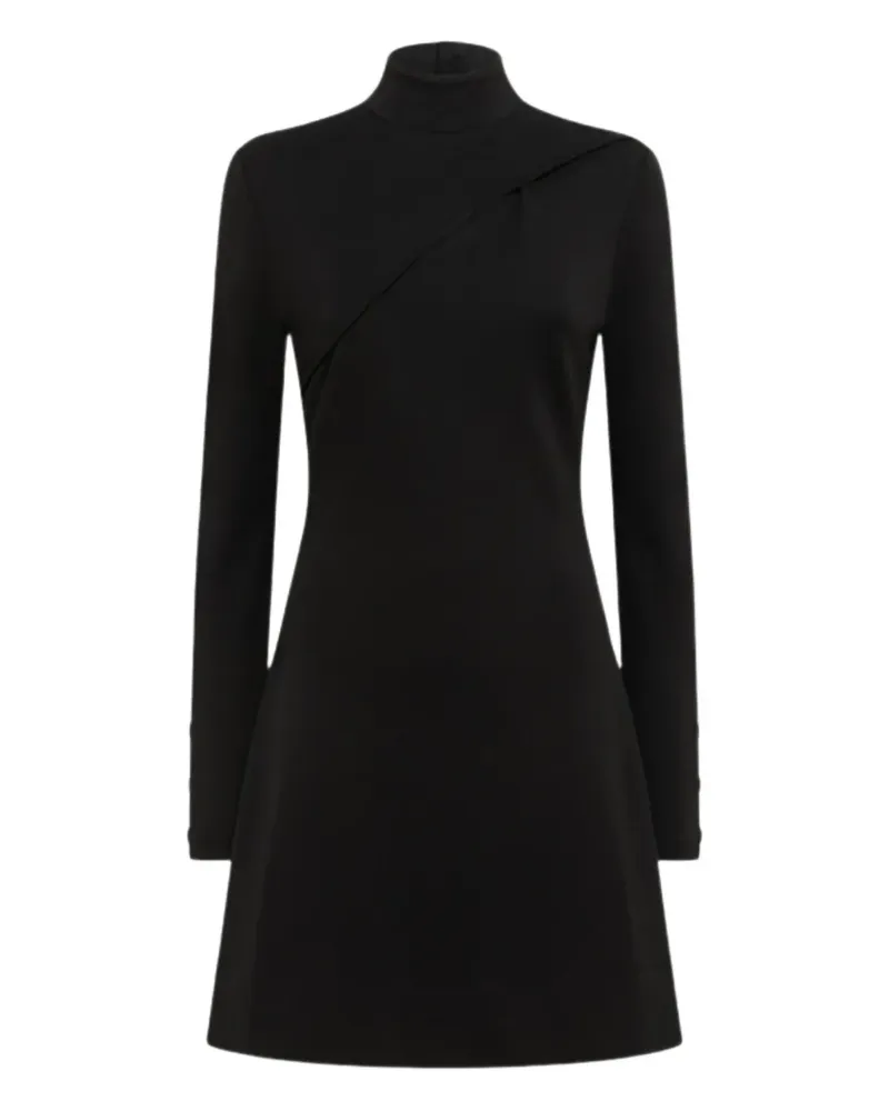 Blumarine button cut-out mini dress - Schwarz Schwarz