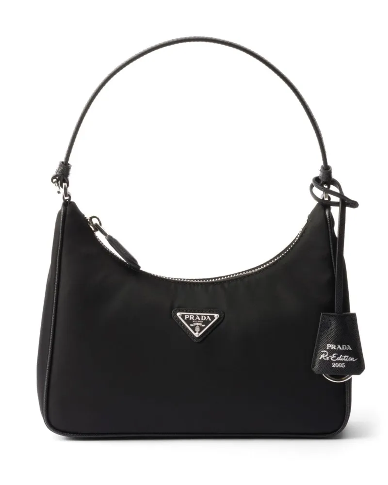 Prada Re-Edition Mini-Tasche - Schwarz Schwarz