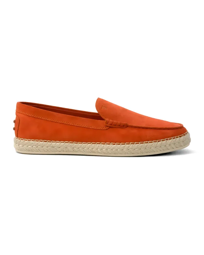 TOD'S Loafer aus Wildleder - Orange Orange