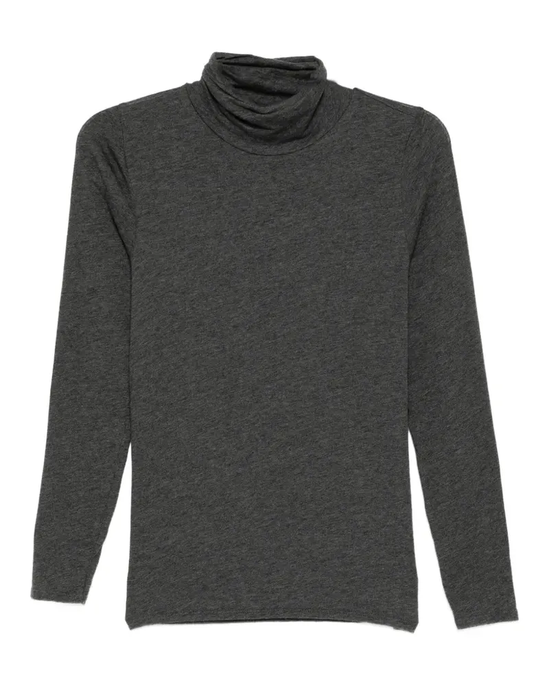 Eileen Fisher Oberteil mit Rollkragen - Grau Grau