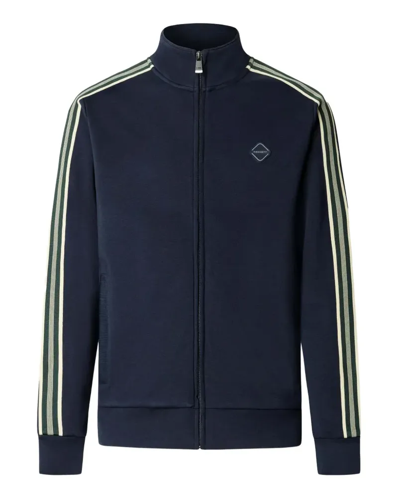 Hackett Sweatshirtjacke mit Streifen - Blau Blau