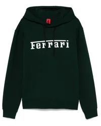 Ferrari Scuba-Hoodie mit Logo Grün