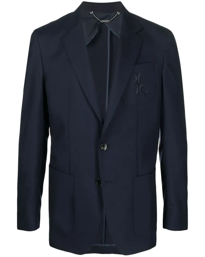 Billionaire Sakko mit Logo-Stickerei - Blau Blau