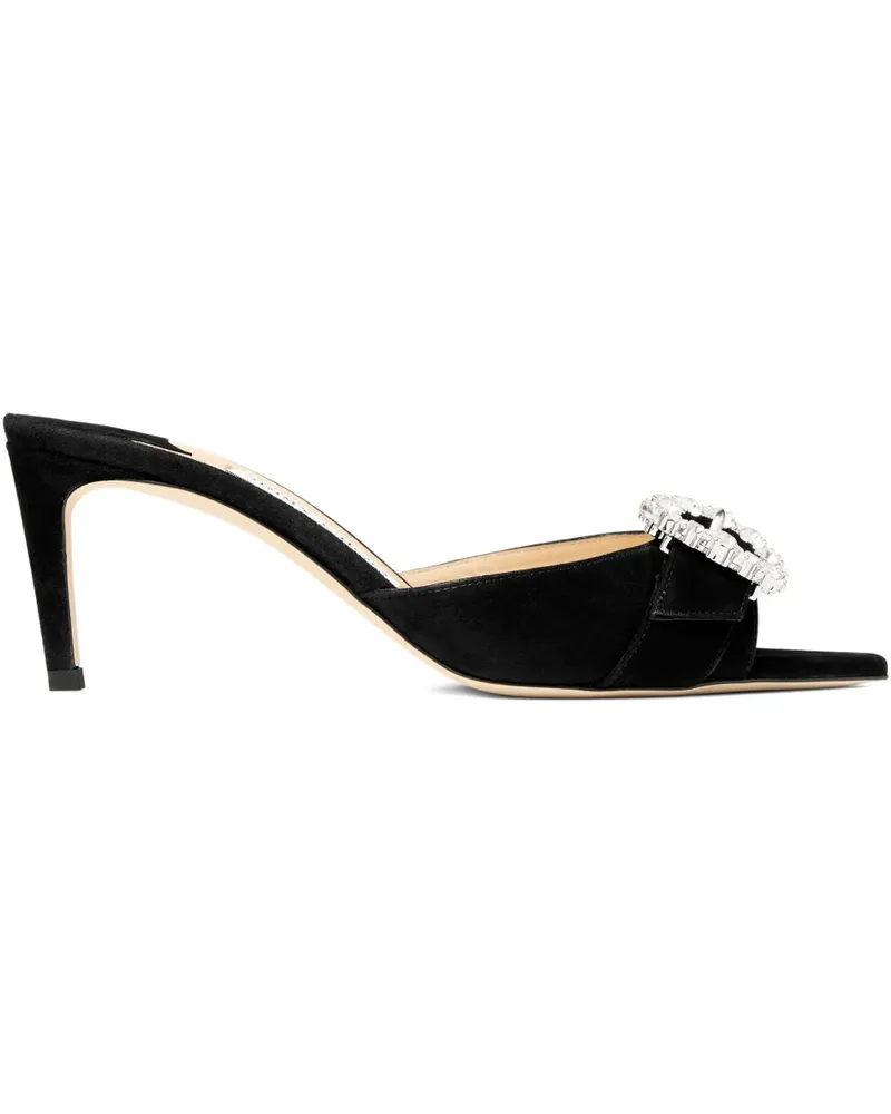 Jimmy Choo Caia Sandalen mit Kristallen 65mm - Schwarz Schwarz
