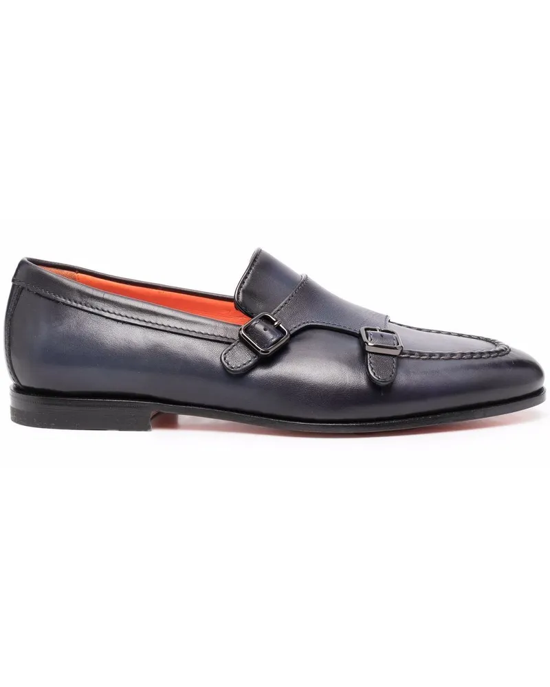 Santoni Klassische Monk-Schuhe - Blau Blau