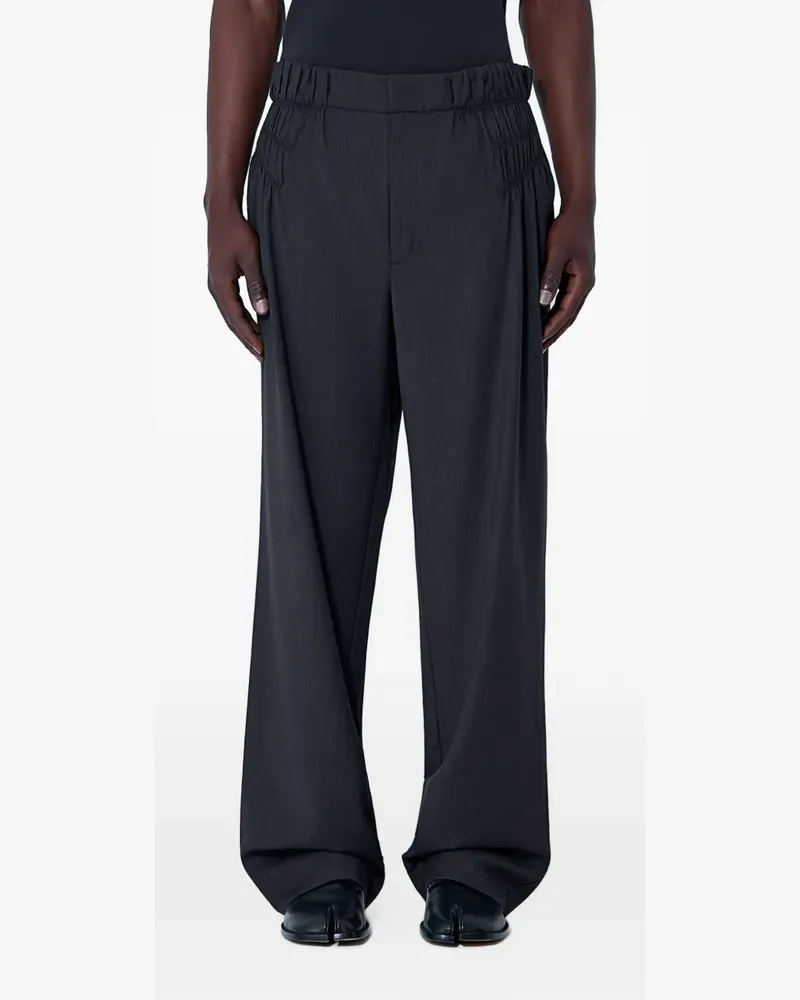 KIKO KOSTADINOV elasticated-waist tailored trousers - Braun Braun