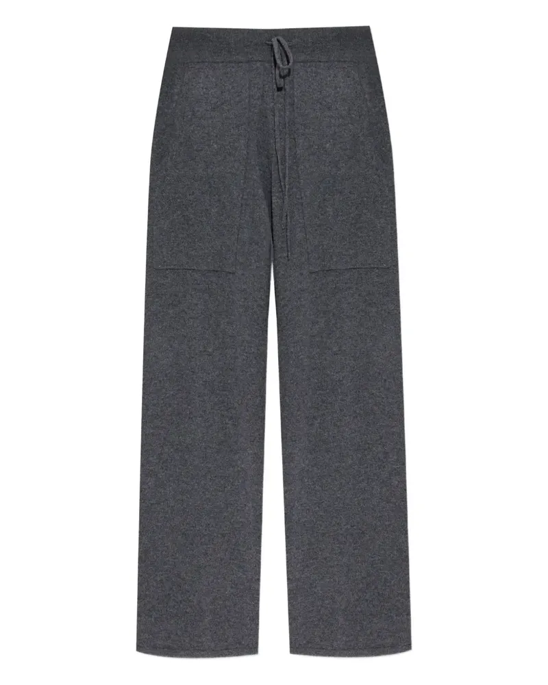 Lisa Yang Kaschmirhose mit Kordelzug - Grau Grau