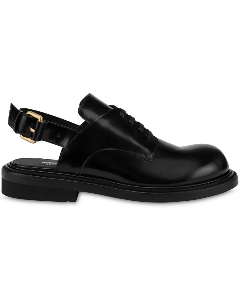 Moschino Oxford-Schuhe mit Schnallen - Schwarz Schwarz