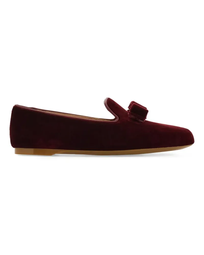 Ferragamo Loafer mit Vara-Schleife - Rot Rot