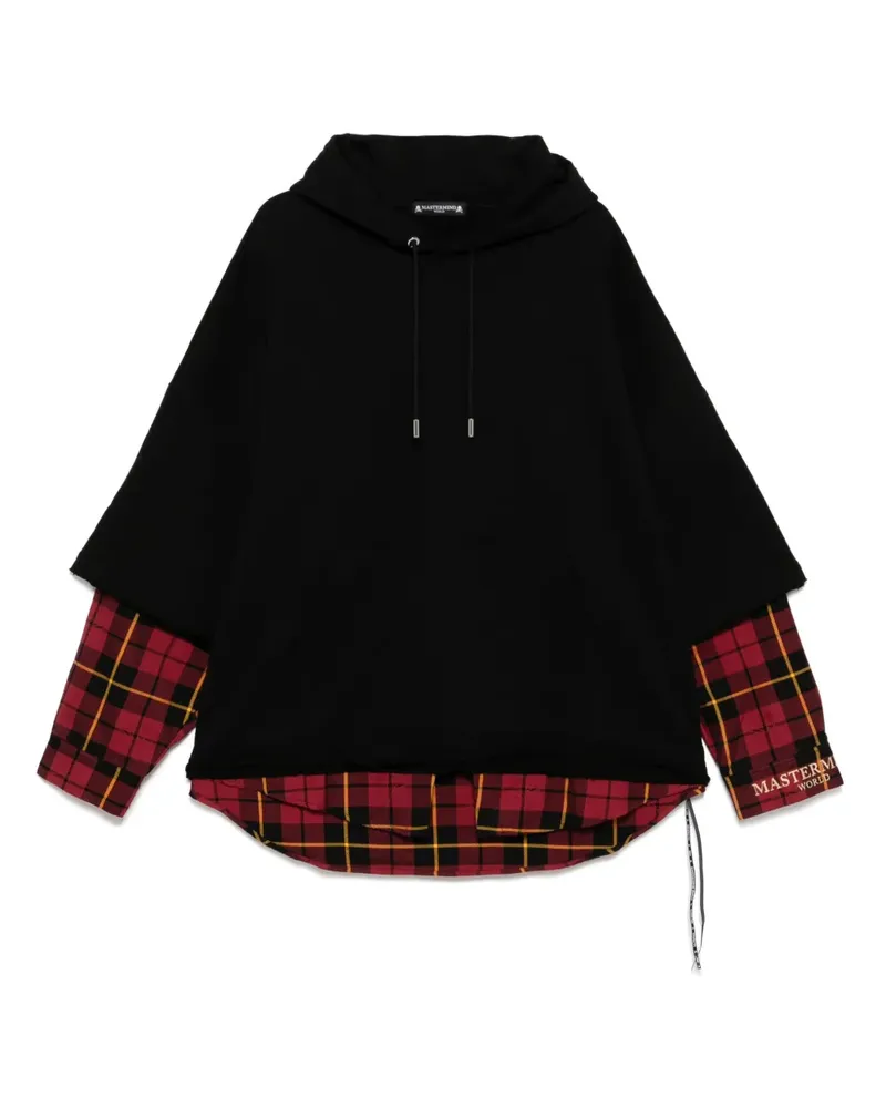 Mastermind World Hoodie mit Logo-Stickerei - Schwarz Schwarz