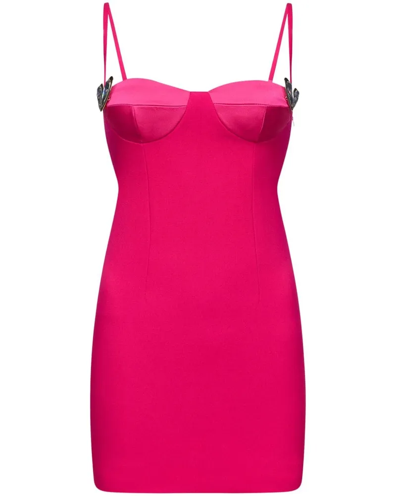 Area Minikleid mit Herzmotiv - Rosa Rosa