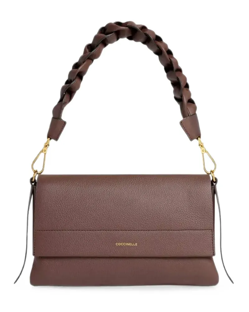Coccinelle Kleine Boheme Schultertasche - Braun Braun