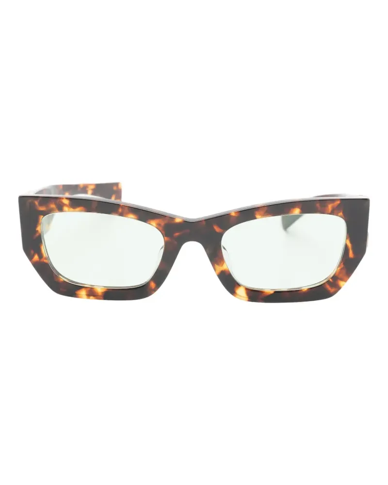 Miu Miu logo-detail sunglasses - Braun Braun