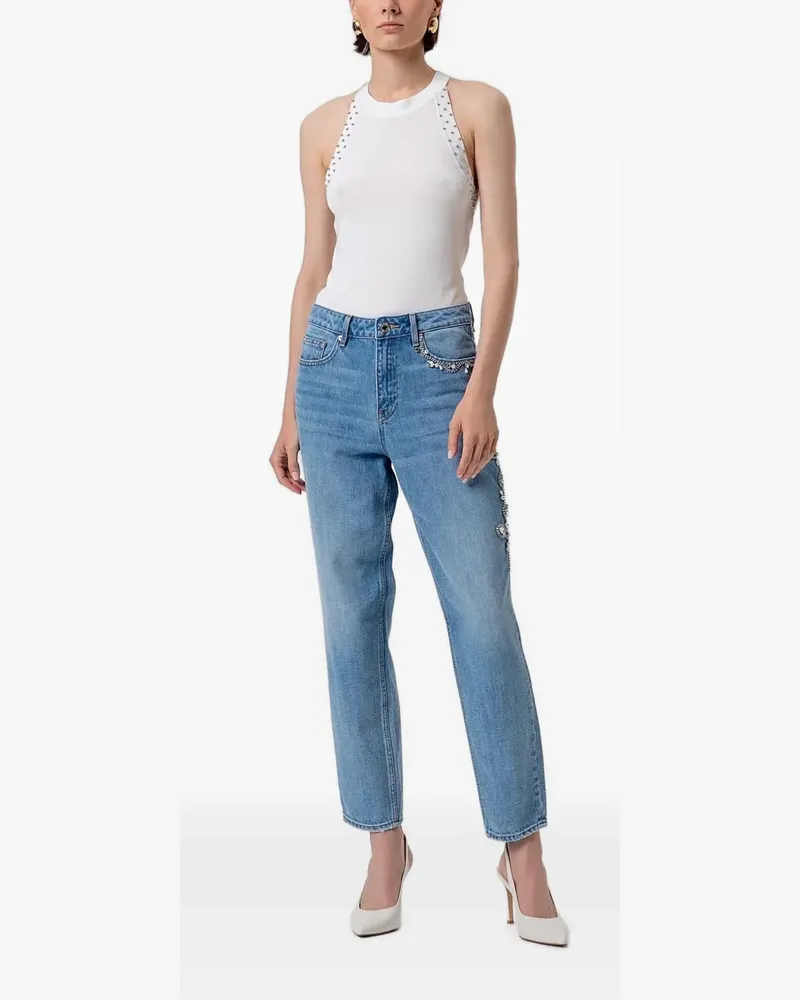 Fracomina Verzierte Jeans - Blau Blau