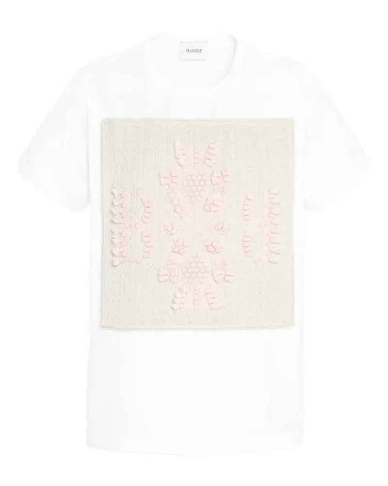 Barrie T-Shirt mit Logo-Patch - Weiß Weiß