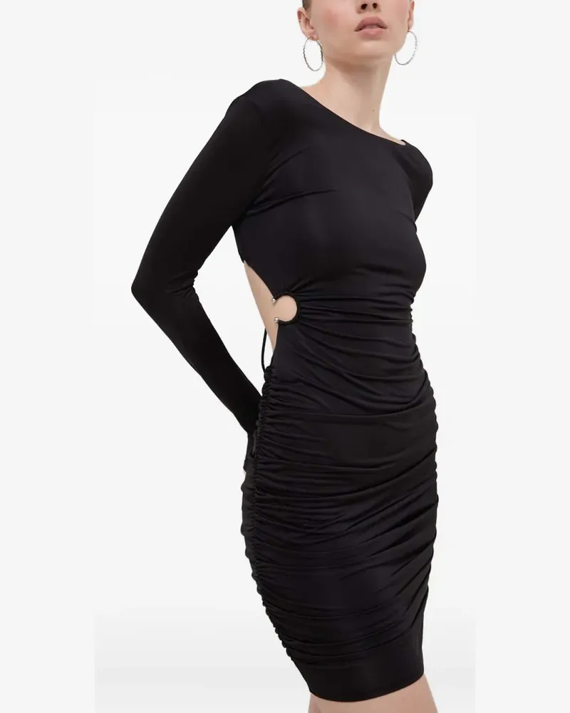 Guess Kleid mit Raffungen - Schwarz Schwarz