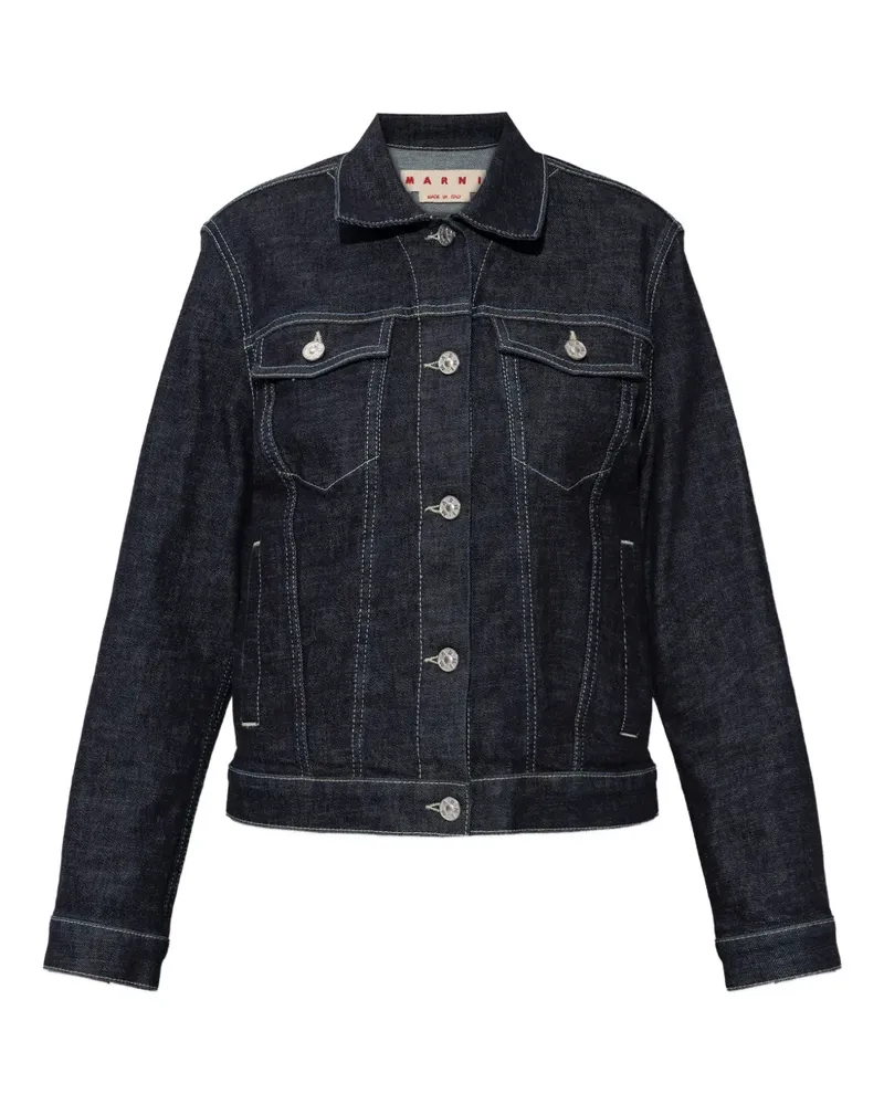 Marni button-up denim jacket - Blau Blau