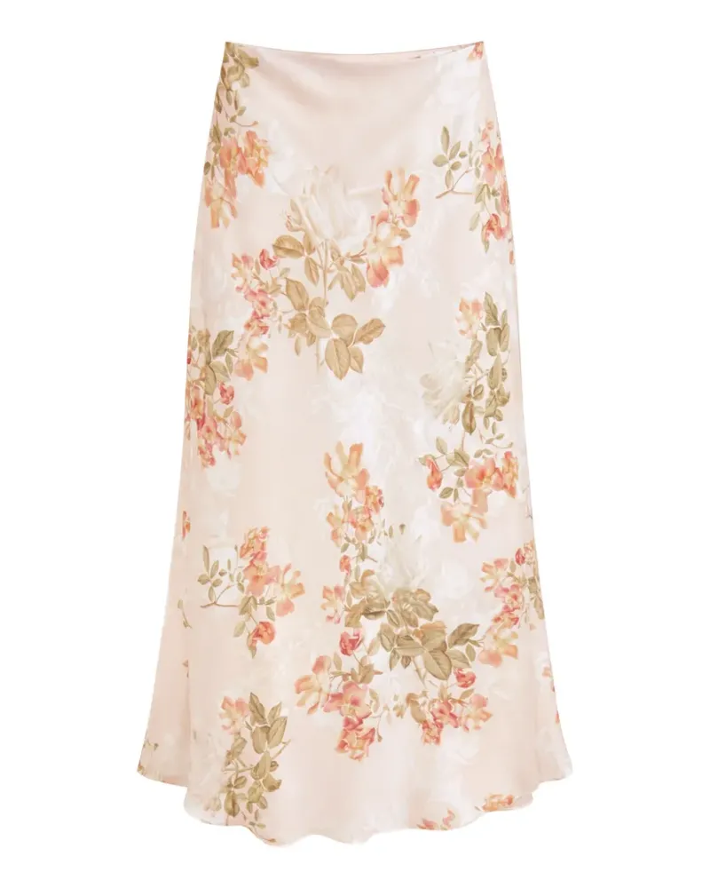 Favorite Daughter floral-print skirt - Rosa Rosa