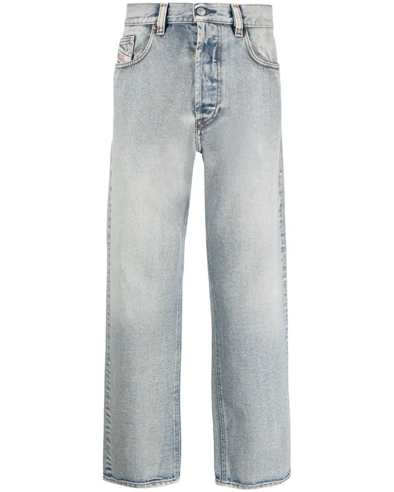 Diesel Klassische Straight-Leg-Jeans - Blau Blau