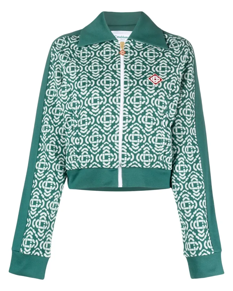 Casablanca Paris Sportjacke mit Monogramm - Grün Grün
