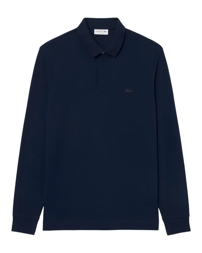 Lacoste Paris Poloshirt aus Stretch-Piqué - Blau Blau