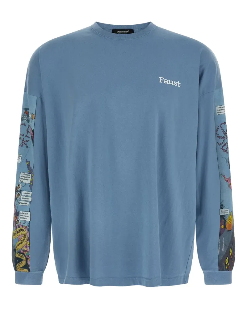 Undercover UC2E4814-2 Langarmshirt - Blau Blau