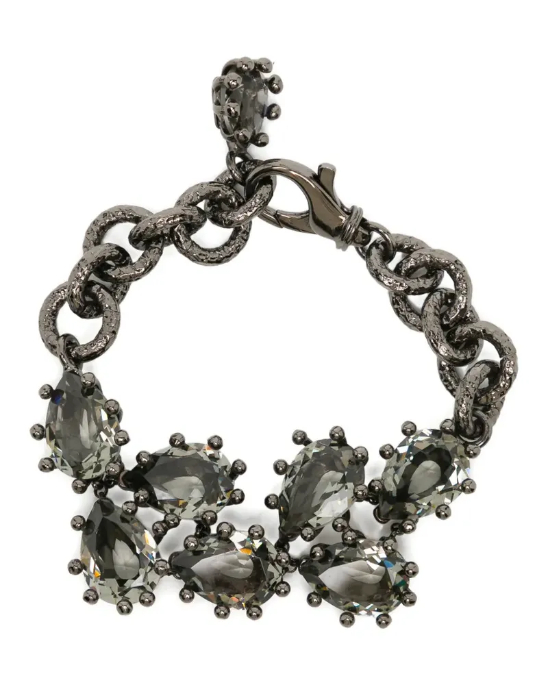 Dsquared2 Kettenarmband mit Schmucksteinen - Schwarz Schwarz