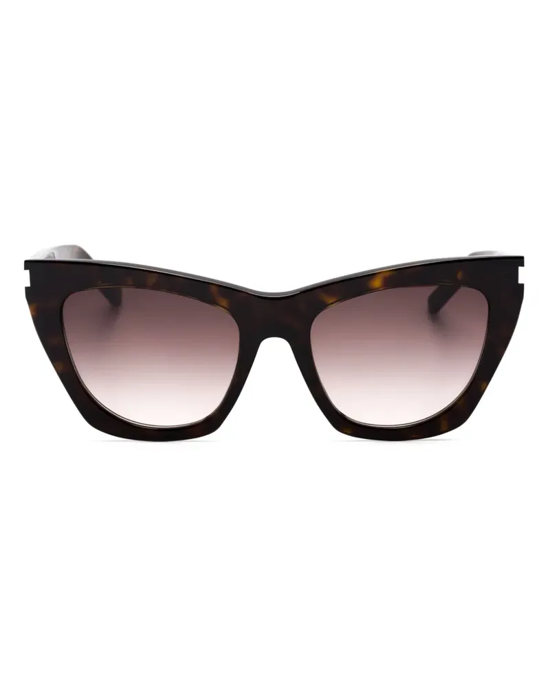 Saint Laurent SL 214 Kate Cat-Eye-Sonnenbrille - Braun Braun