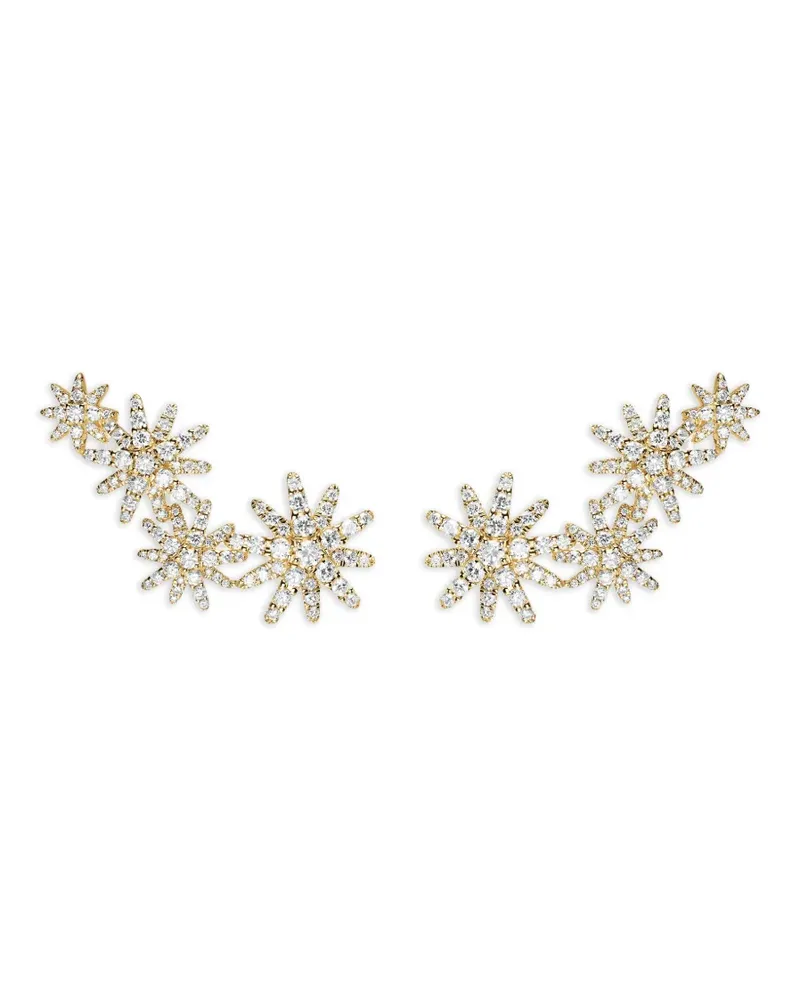 David Yurman Starburst Climber-Ohrringe mit Diamanten - Gold Gold